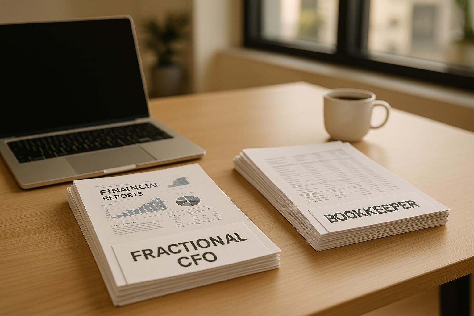 Fractional CFO vs. Bookkeeper: Which to Hire?