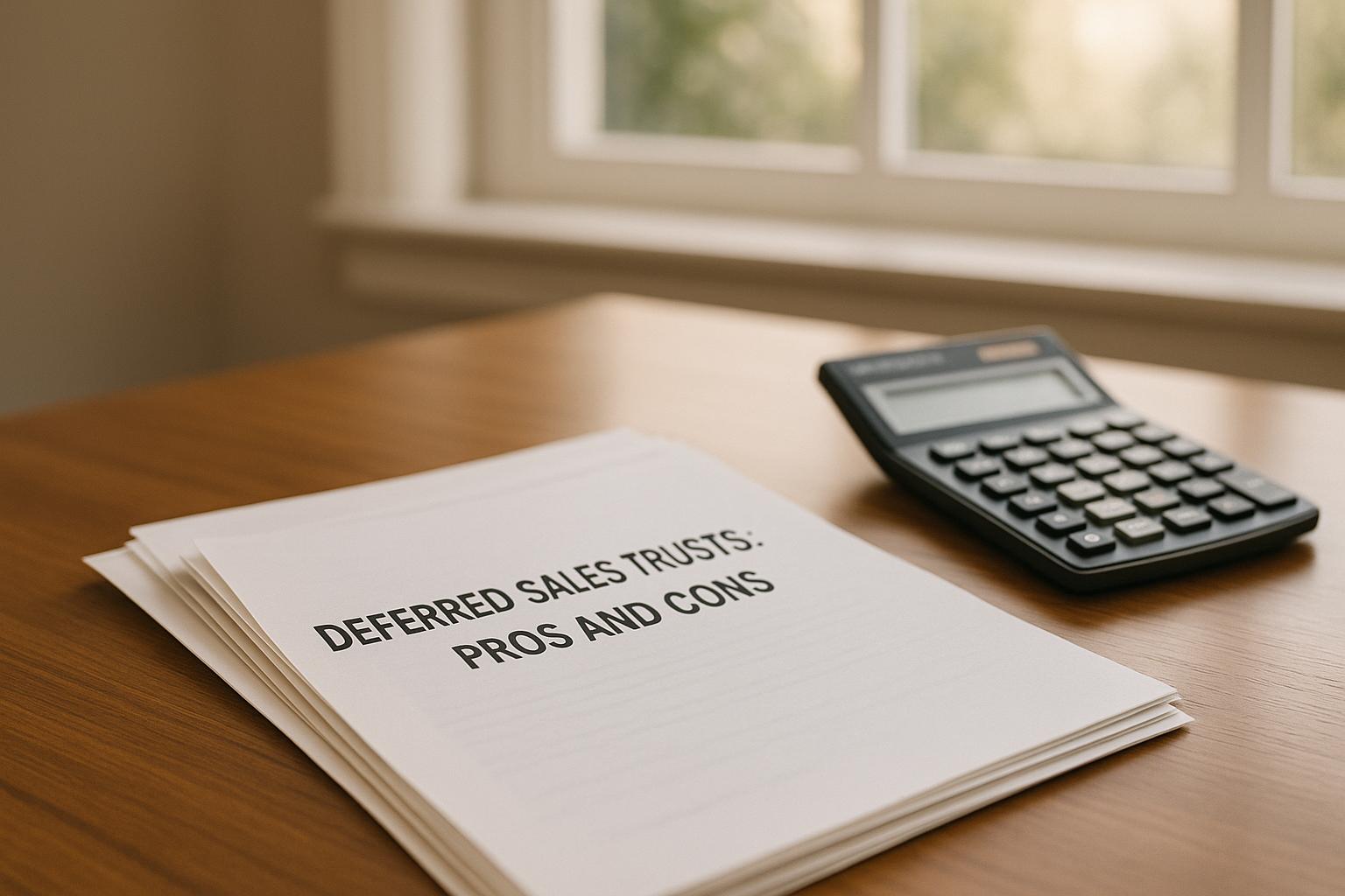 Deferred Sales Trusts: Pros and Cons