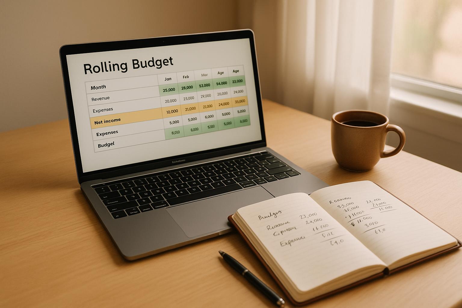 How to Use Rolling Budgets to Manage Startup Cash