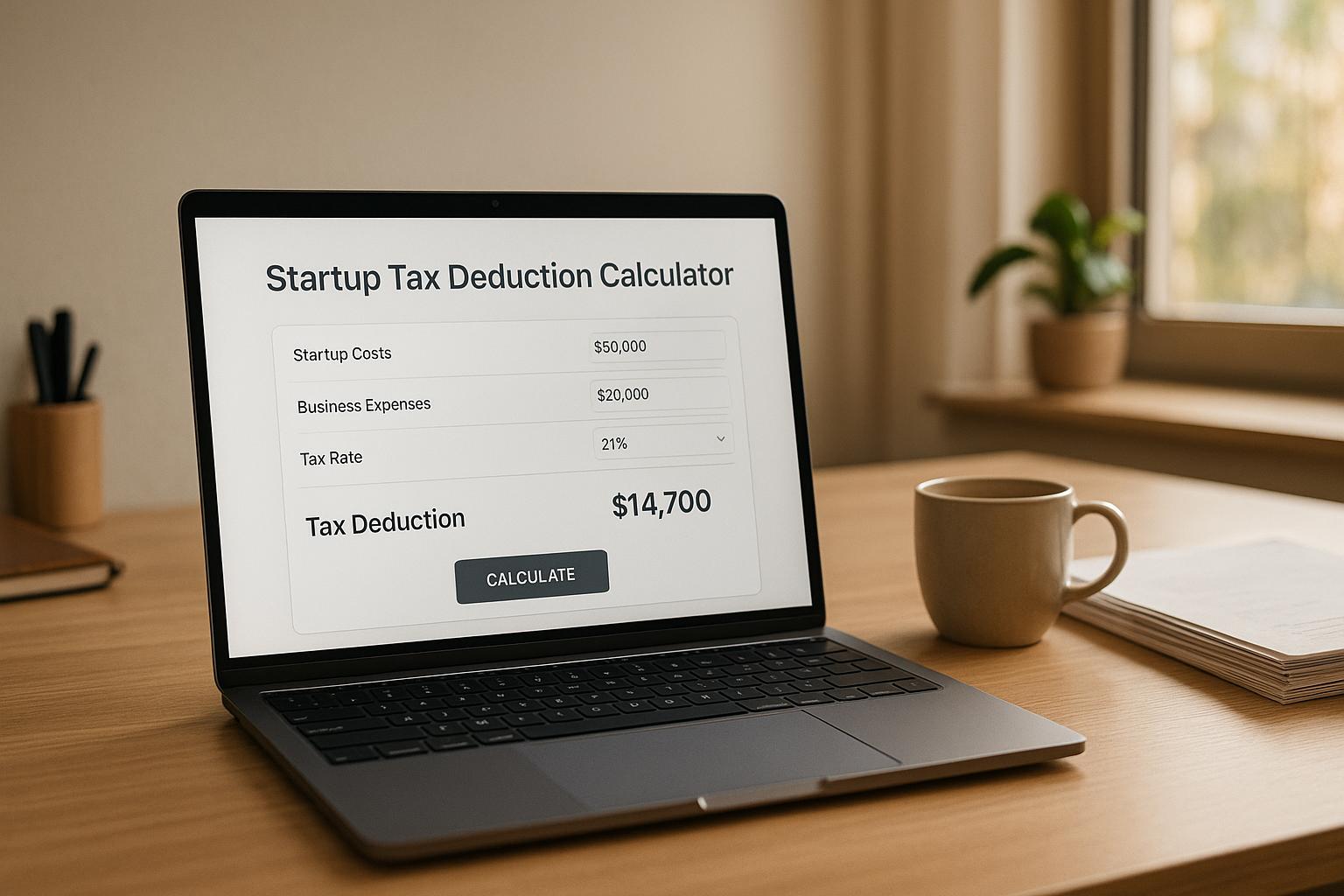 Startup Tax Deduction Calculator