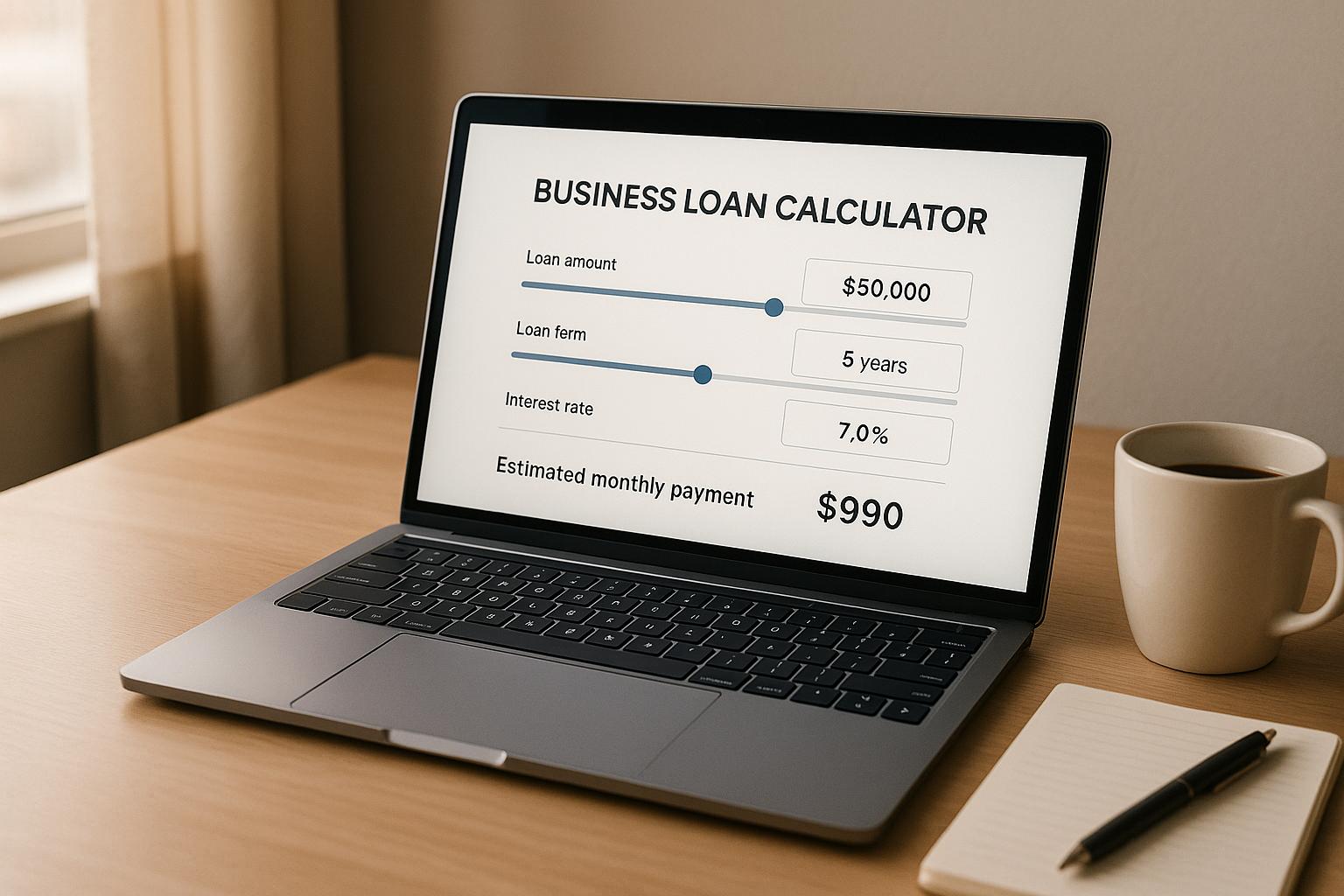 Business Loan Interest Estimator