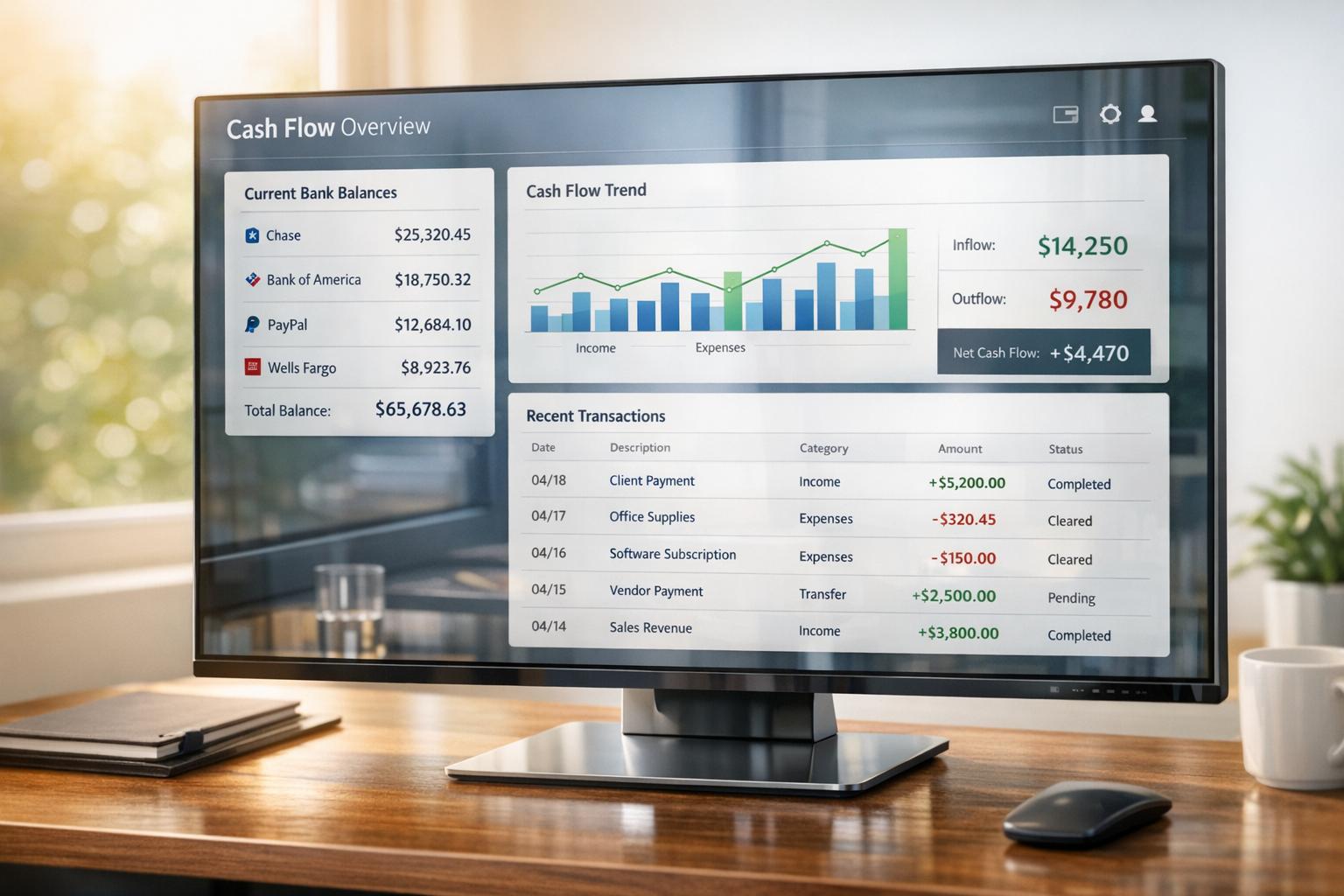 How API Sync Improves Cash Flow Dashboards