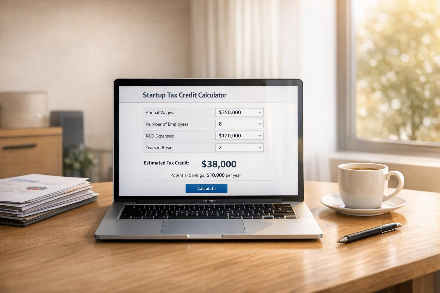 Startup Tax Credit Calculator