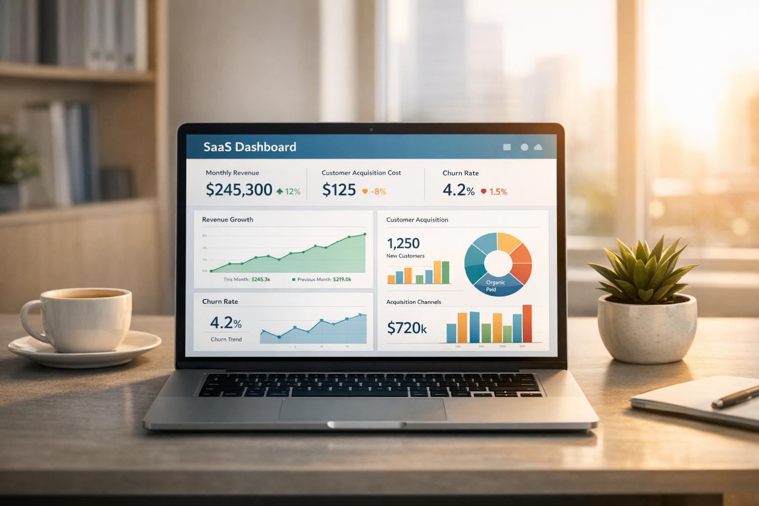 SaaS Dashboard Design: Metrics CEOs Need