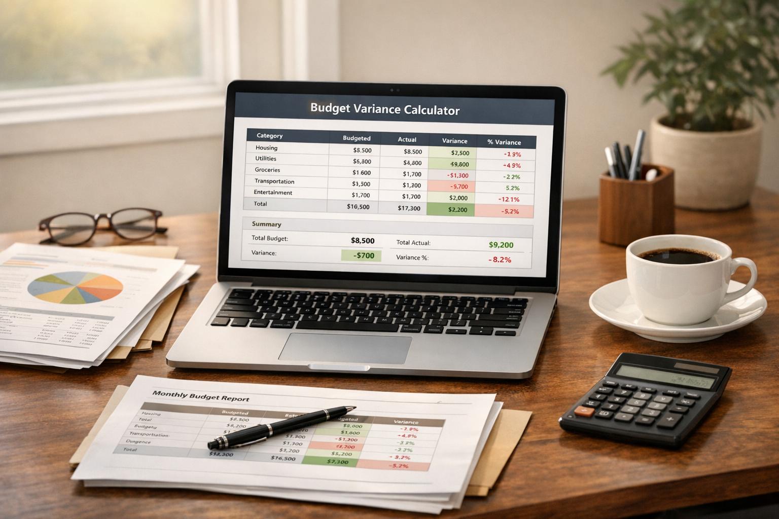 Budget Variance Calculator