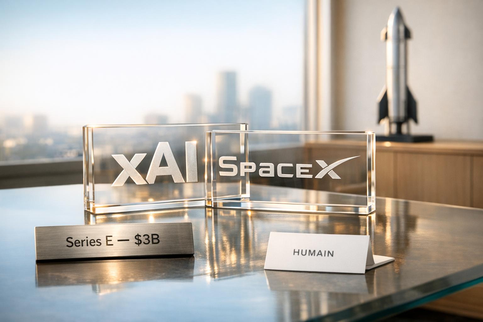 Elon Musk’s xAI Secures $3B from HUMAIN Before SpaceX Merger