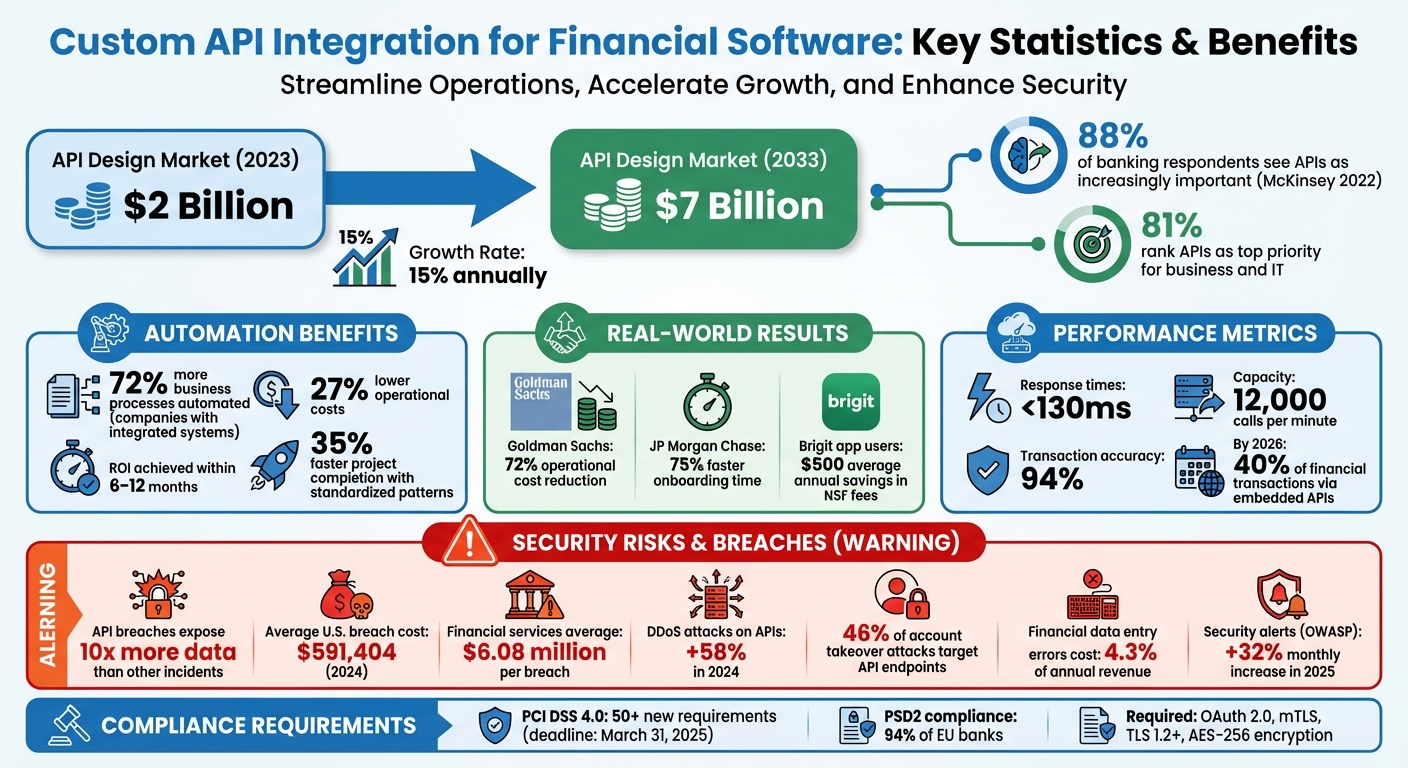 Custom API Integration Benefits and Security Statistics for Financial Software