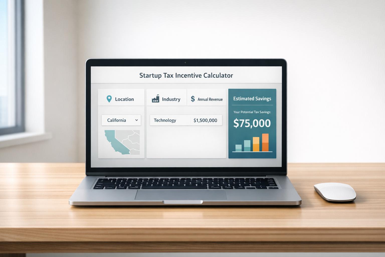 Startup Tax Incentive Calculator