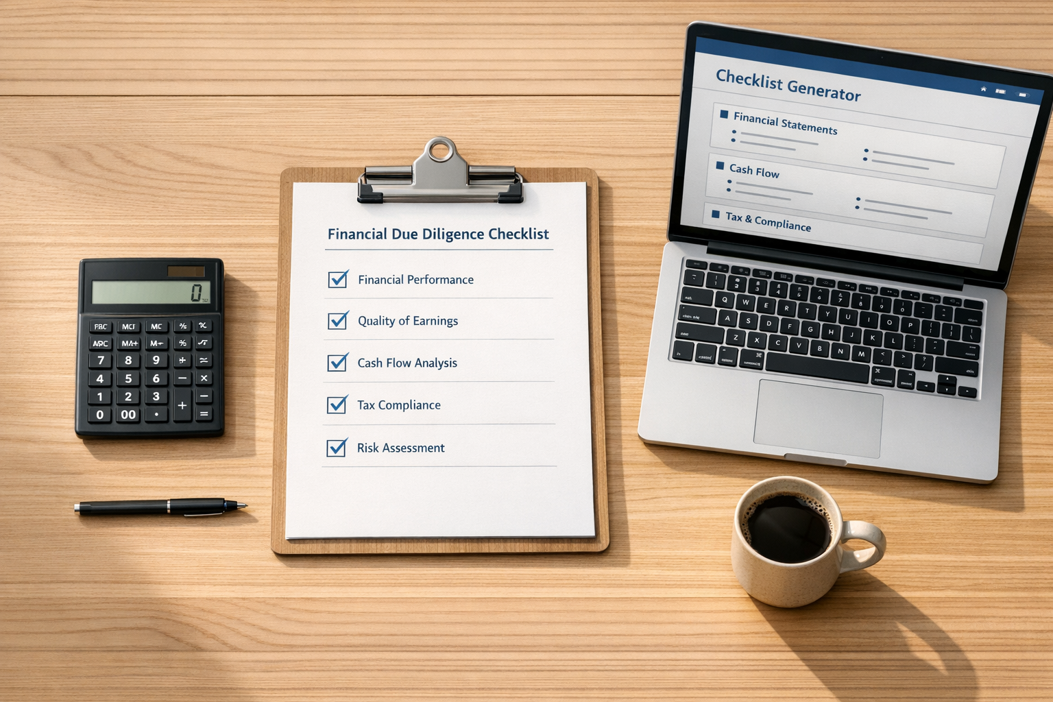 Financial Due Diligence Checklist Generator