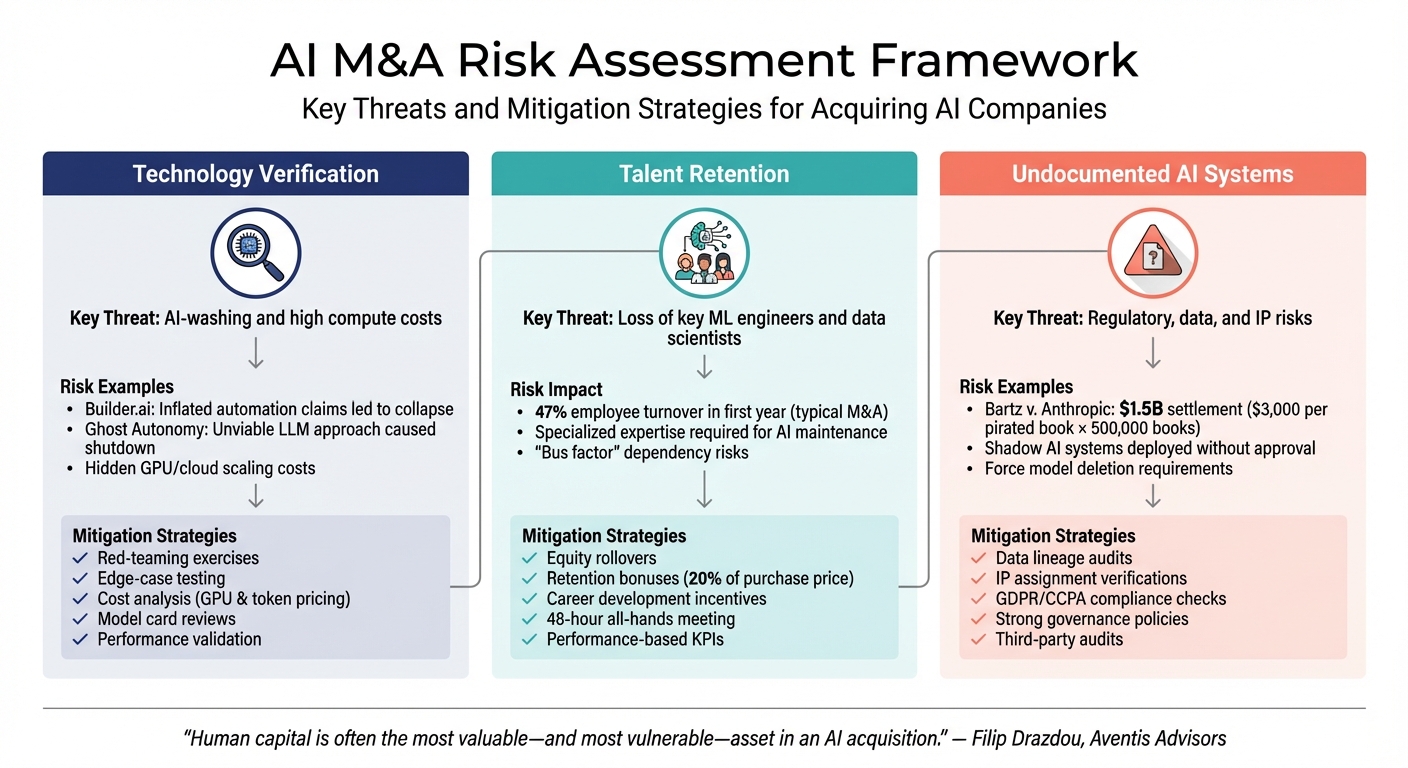 AI M&A Risk Assessment Framework: Key Threats and Mitigation Strategies