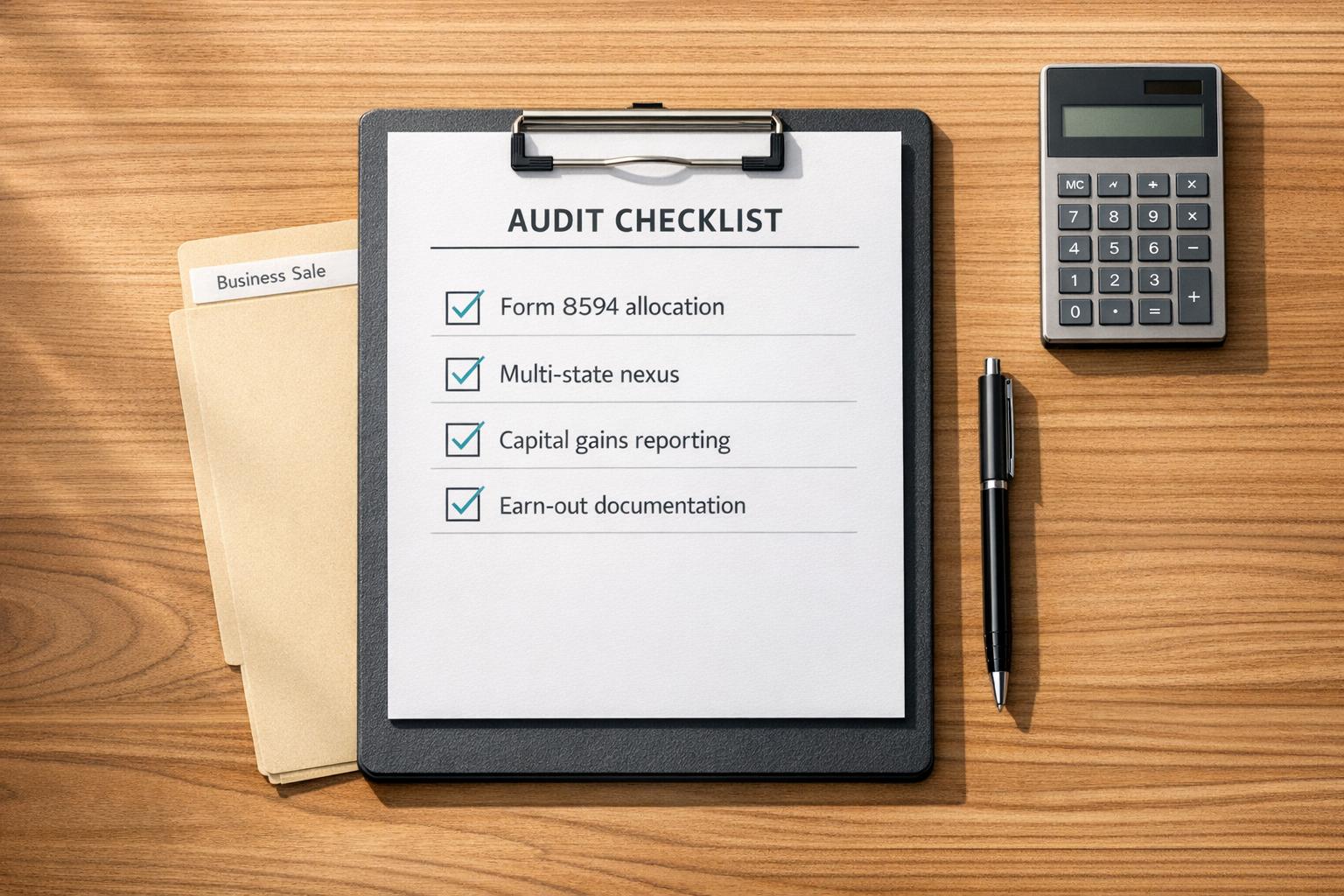 Common Tax Audit Issues After Selling a Business