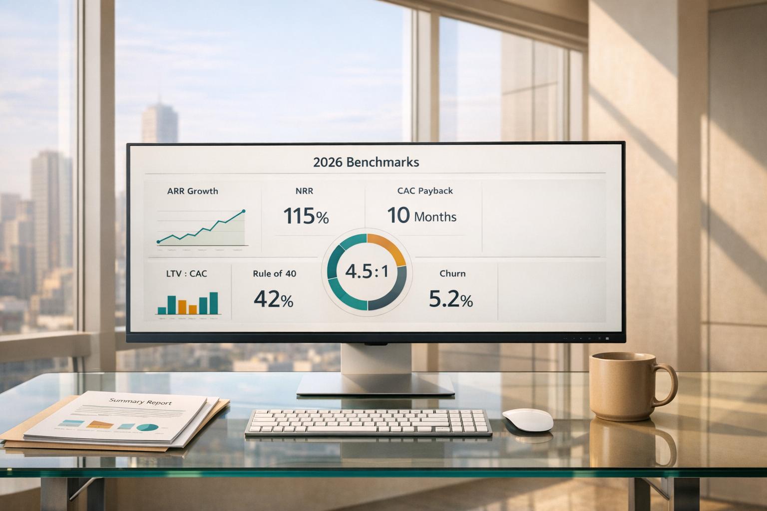 Benchmarking SaaS KPIs: Industry Standards 2026