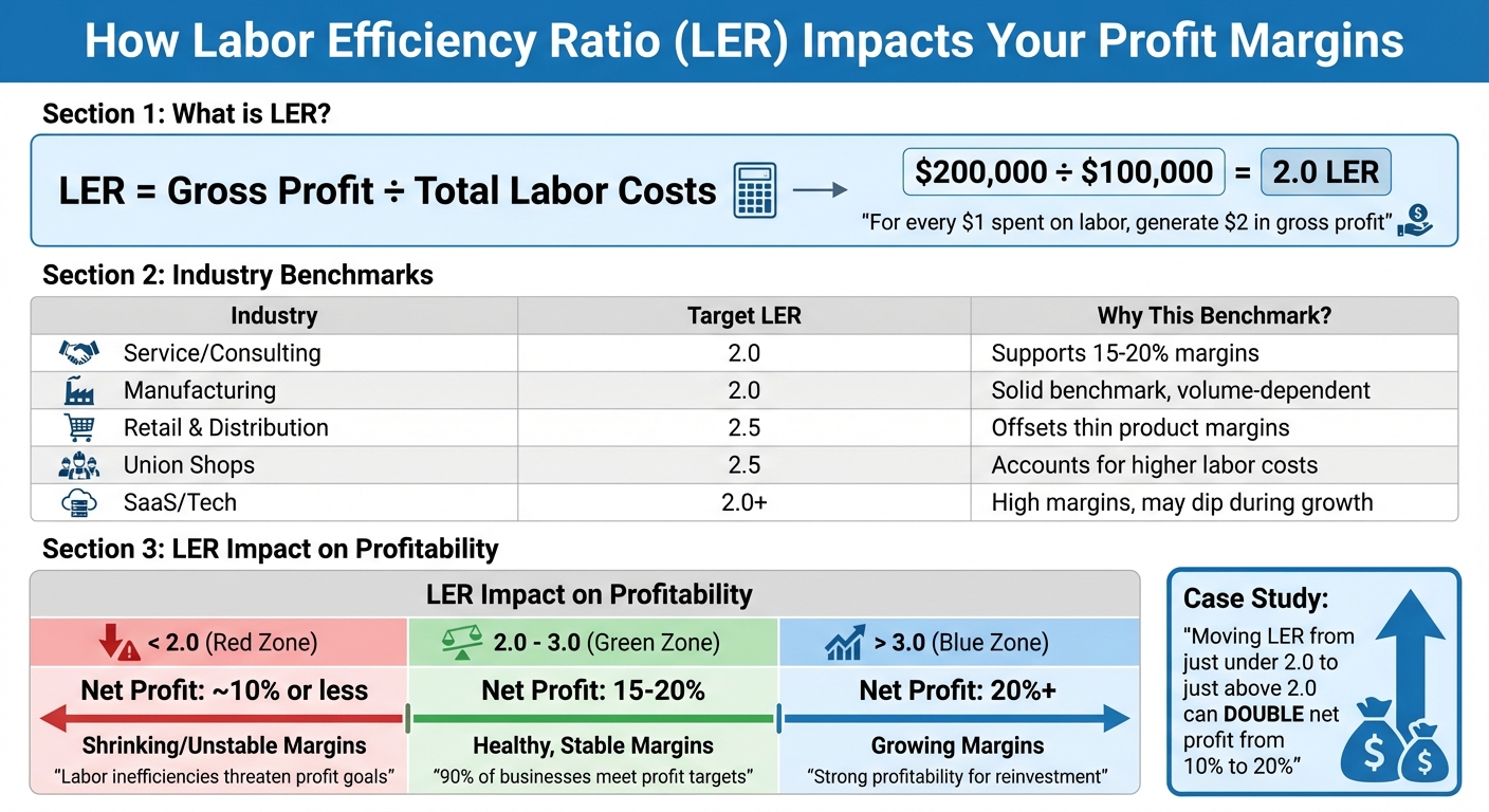 Labor Efficiency Ratio Impact on Profit Margins by Industry