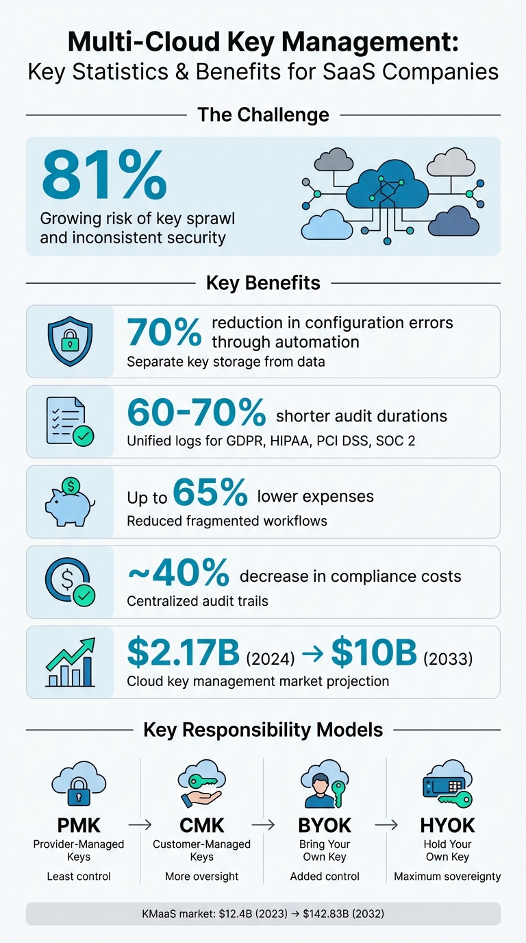 Multi-Cloud Key Management Benefits and Statistics for SaaS Companies