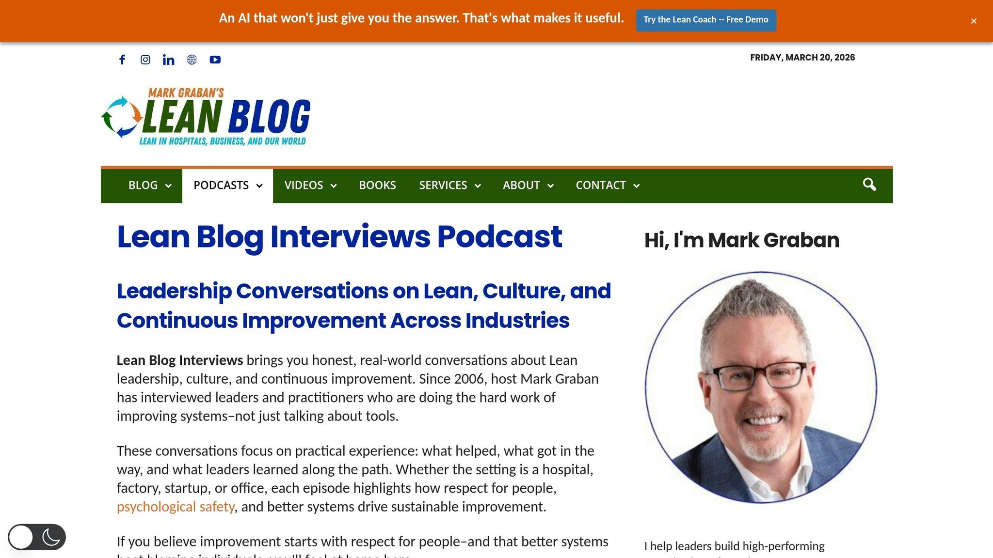 Lean Blog Interviews 428