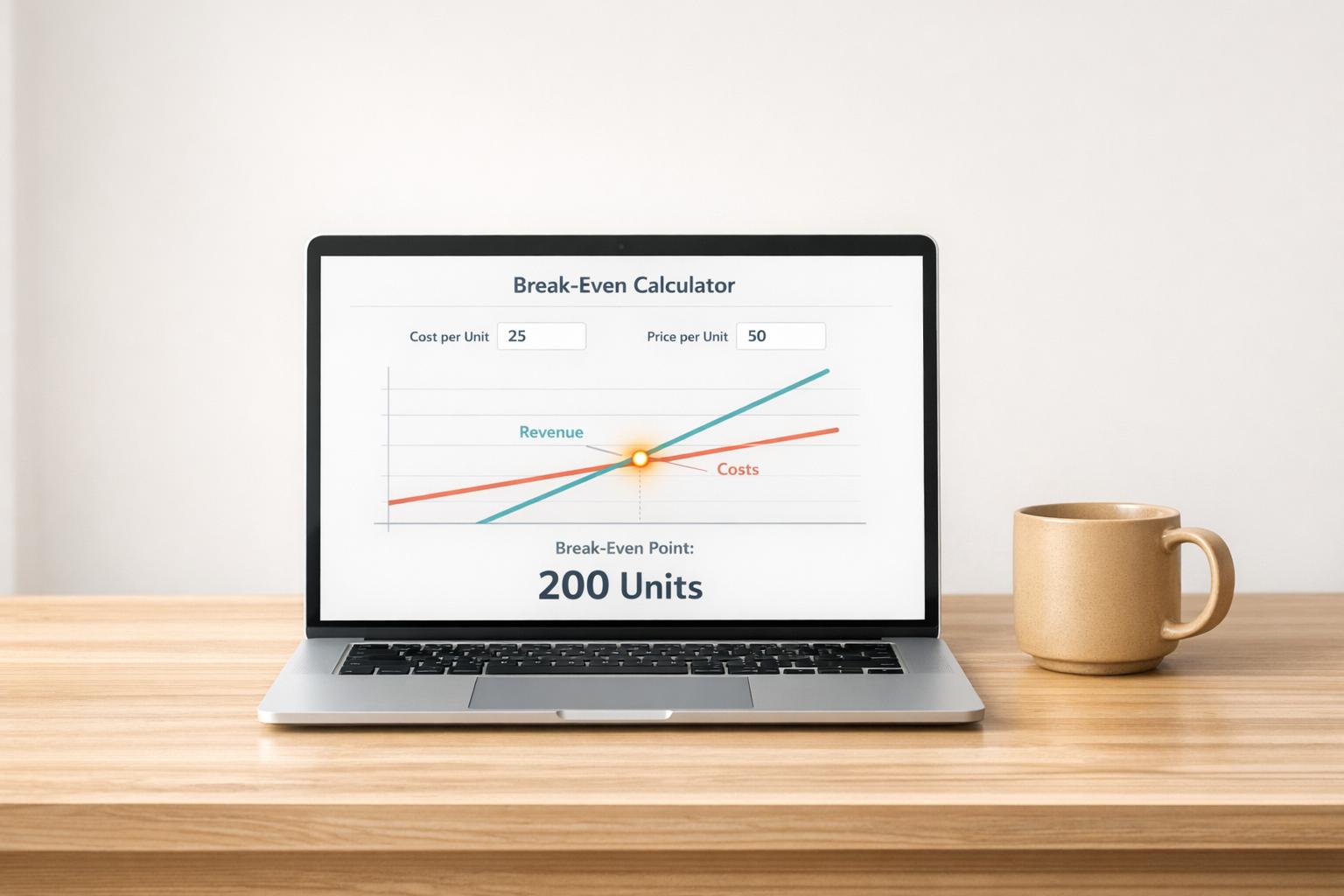 Cash Flow Break-Even Calculator Simplified