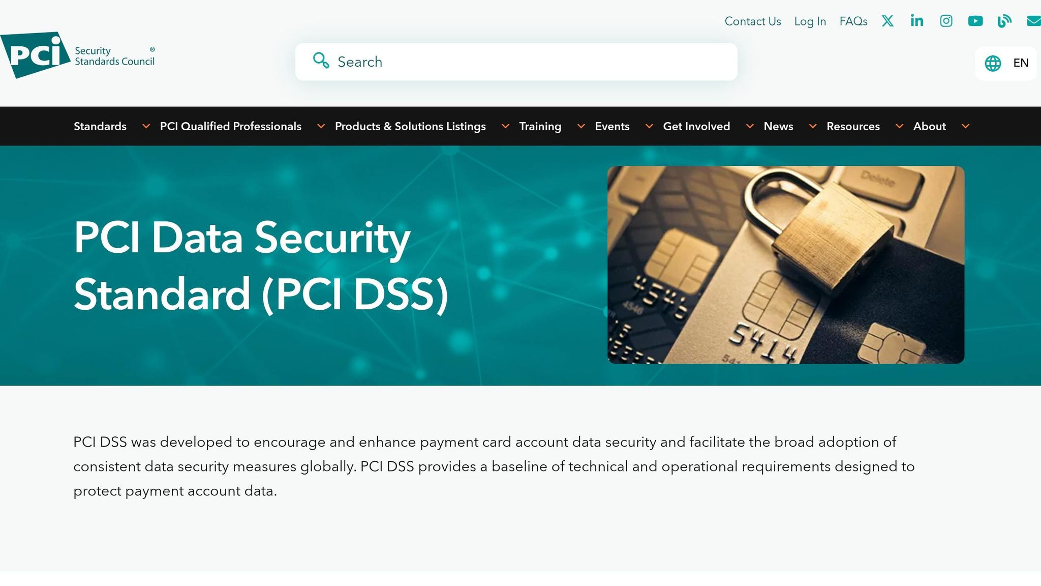 Payment Card Industry Data Security Standard