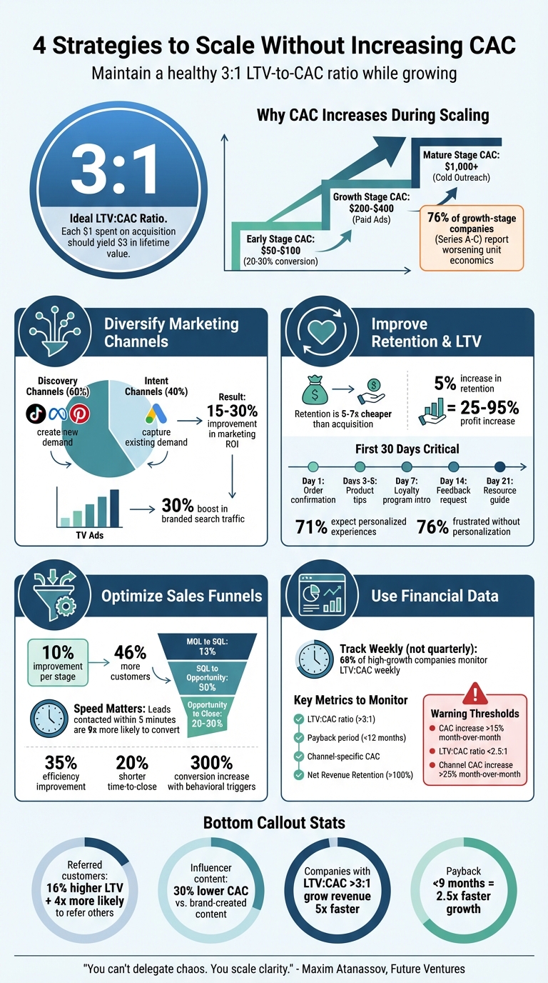 4 Strategies to Scale Business Without Increasing Customer Acquisition Costs