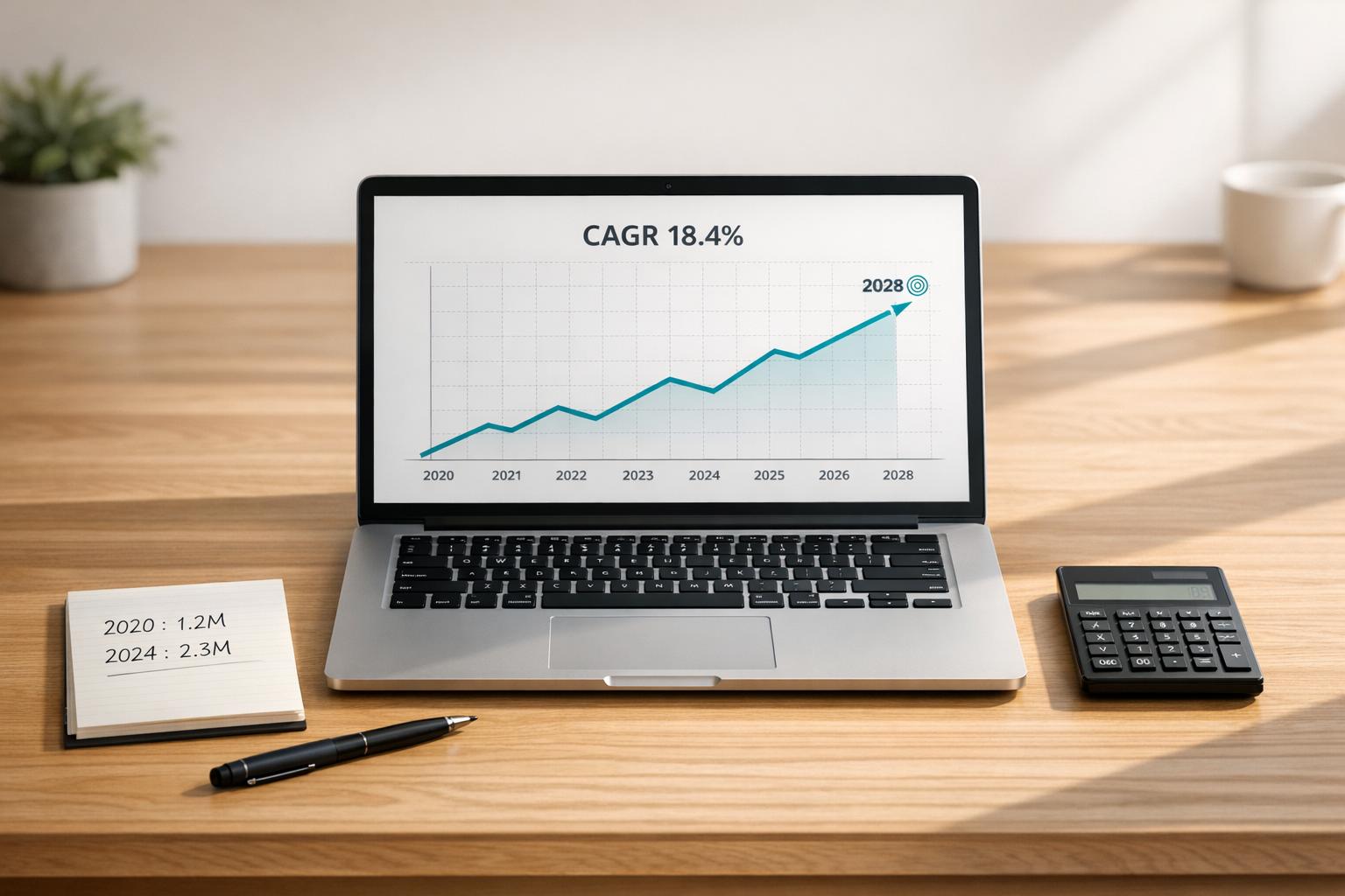 Financial Growth Rate Calculator