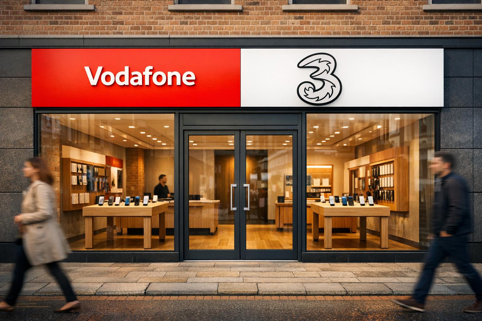 Vodafone and Three Overhaul UK Stores After £15bn Merger