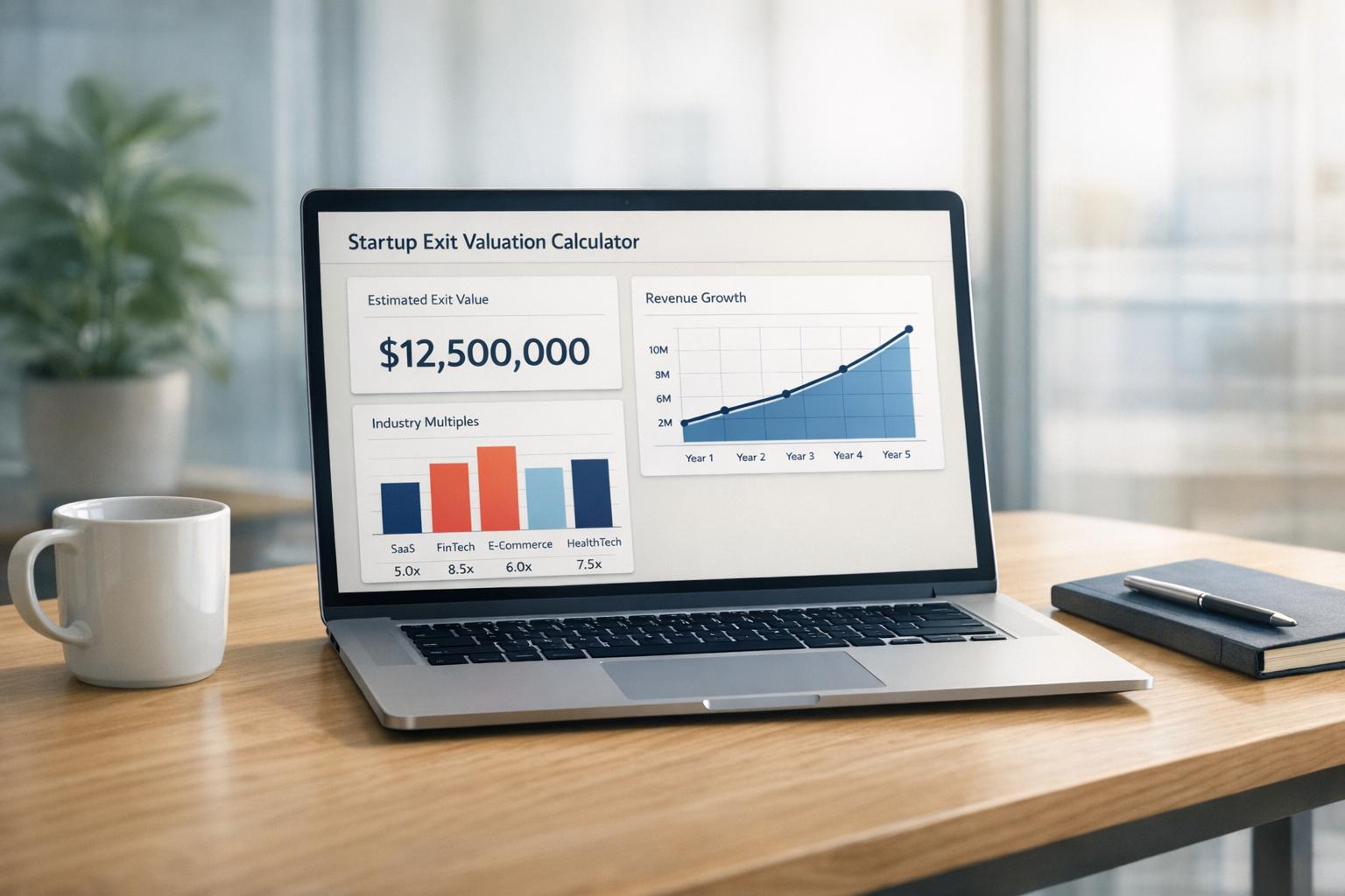 Startup Exit Valuation Calculator