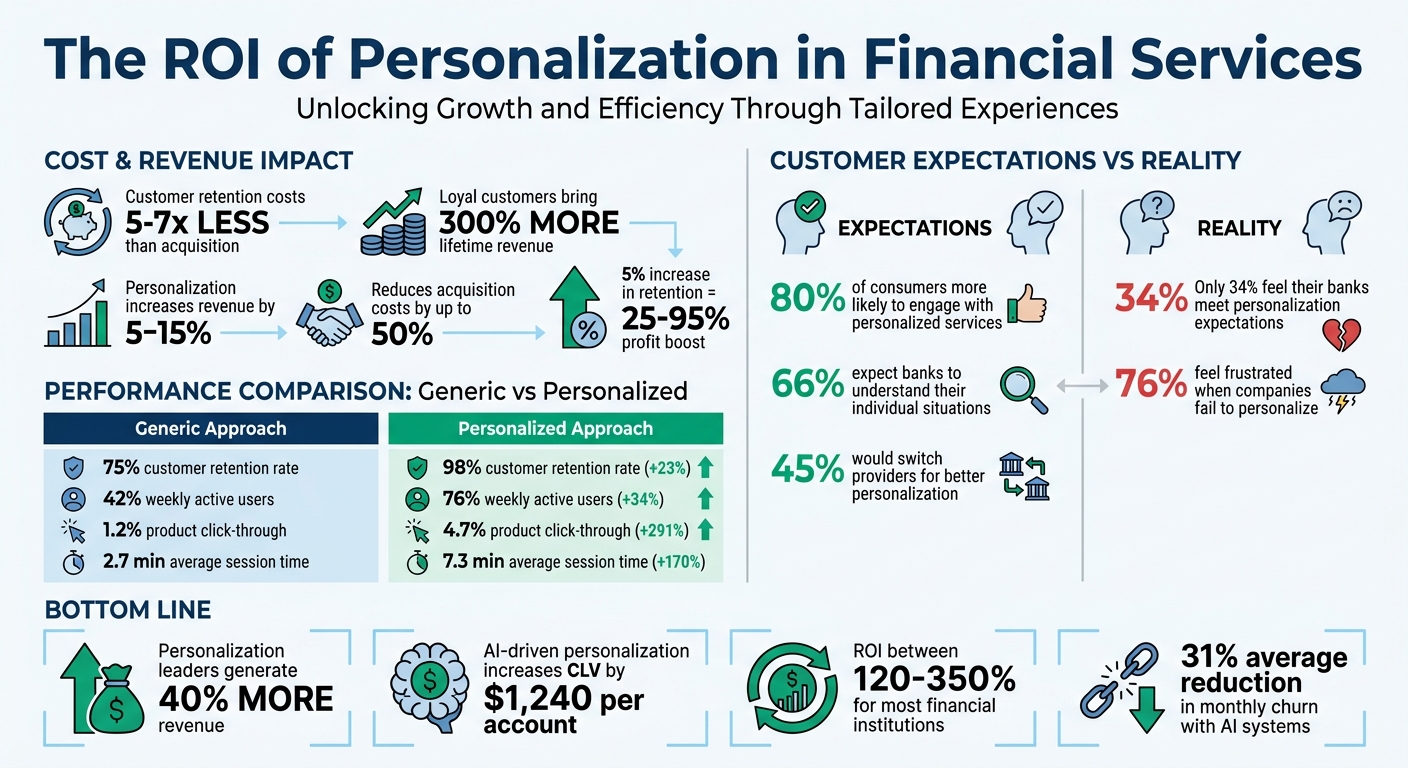 The ROI of Personalization in Financial Services: Key Statistics