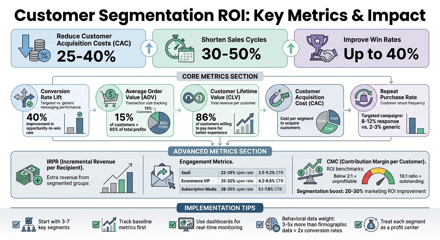 Customer Segmentation ROI: Key Metrics and Performance Benchmarks