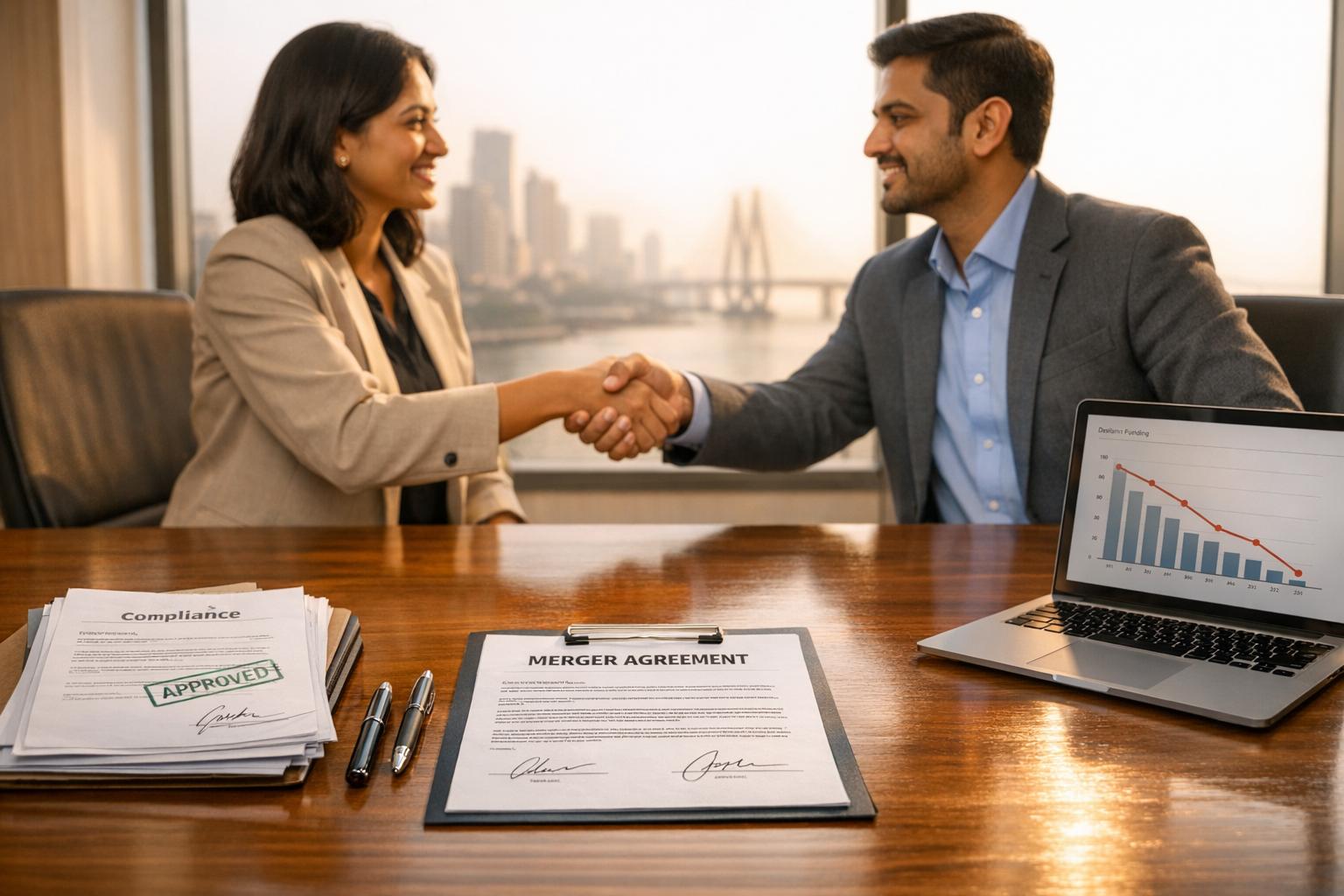 Surge in Startup Mergers in India Amid Regulatory Changes and Funding Challenges