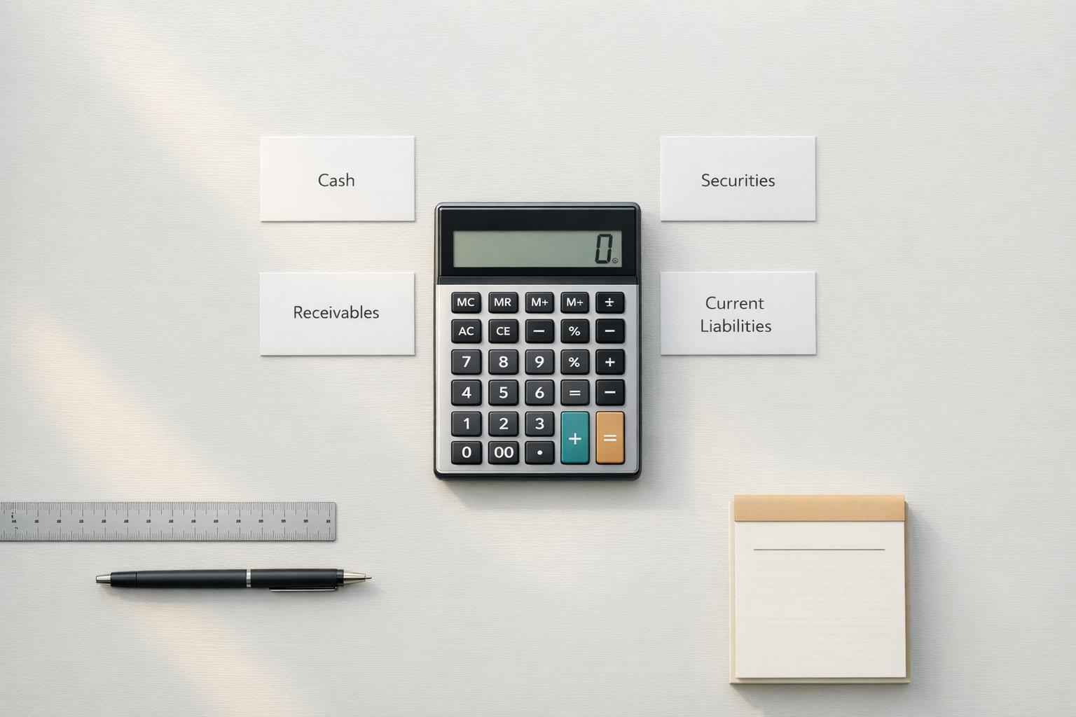 Quick Ratio Calculator