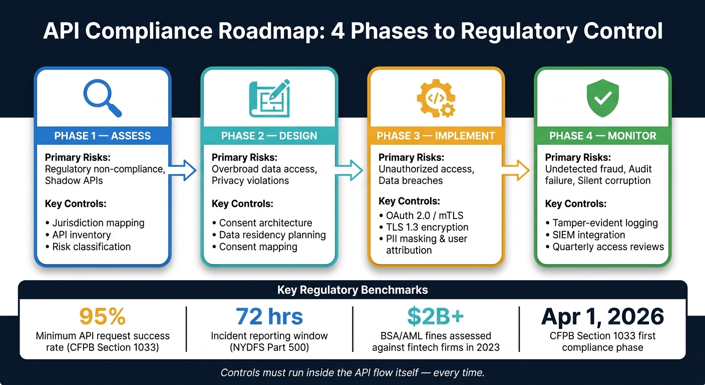 API Compliance Roadmap: 4 Phases to Regulatory Control