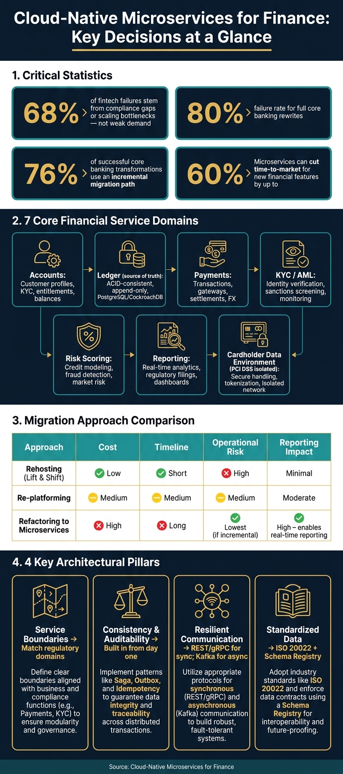 Cloud-Native Financial Microservices: Migration Strategies & Key Stats