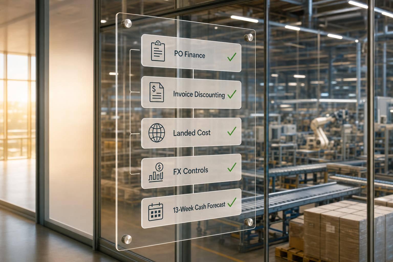 Trade Finance Tool Checklist for Manufacturers