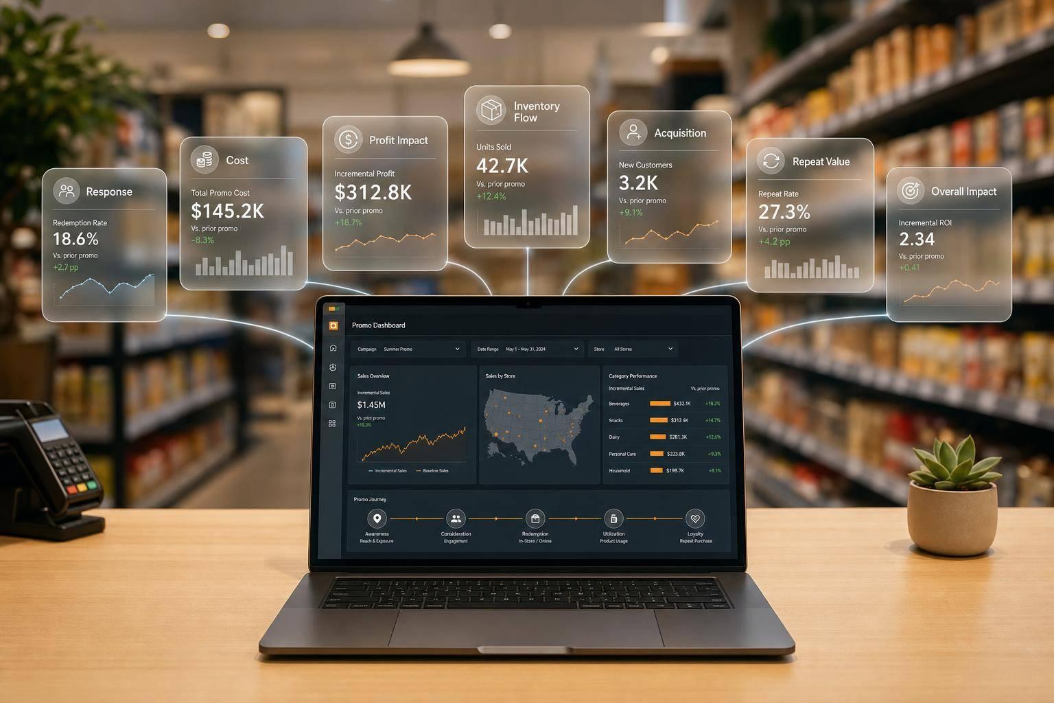 Retail Analytics - Promo Dashboard KPIs