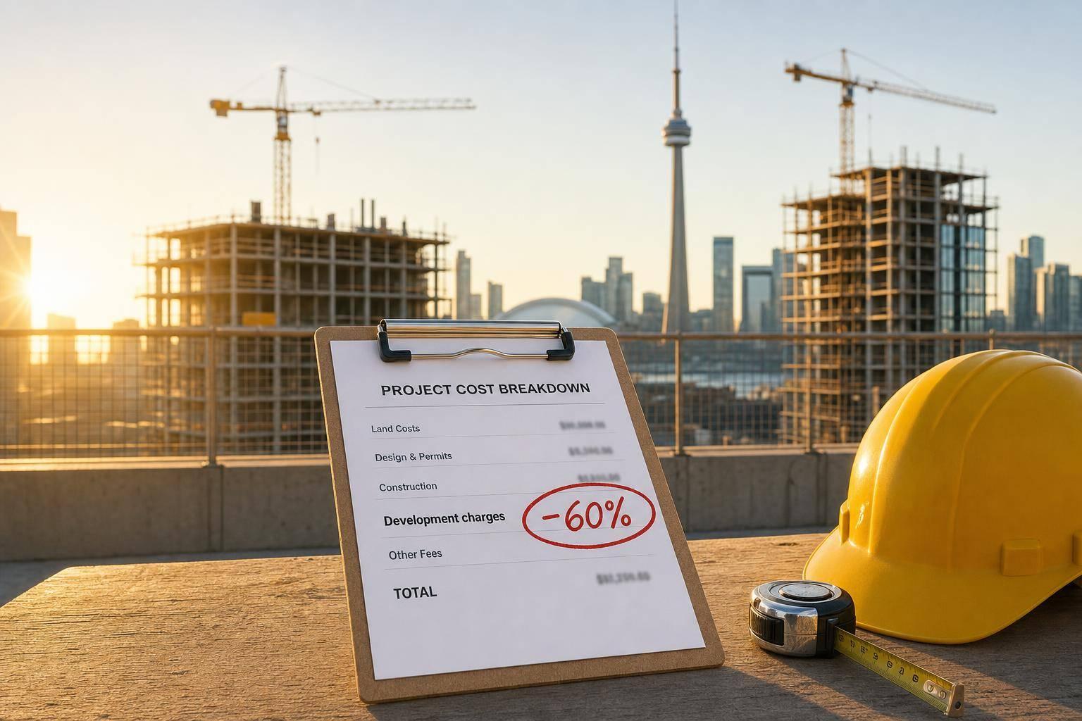 Toronto cuts development charges up to 60% in $1.5B deal