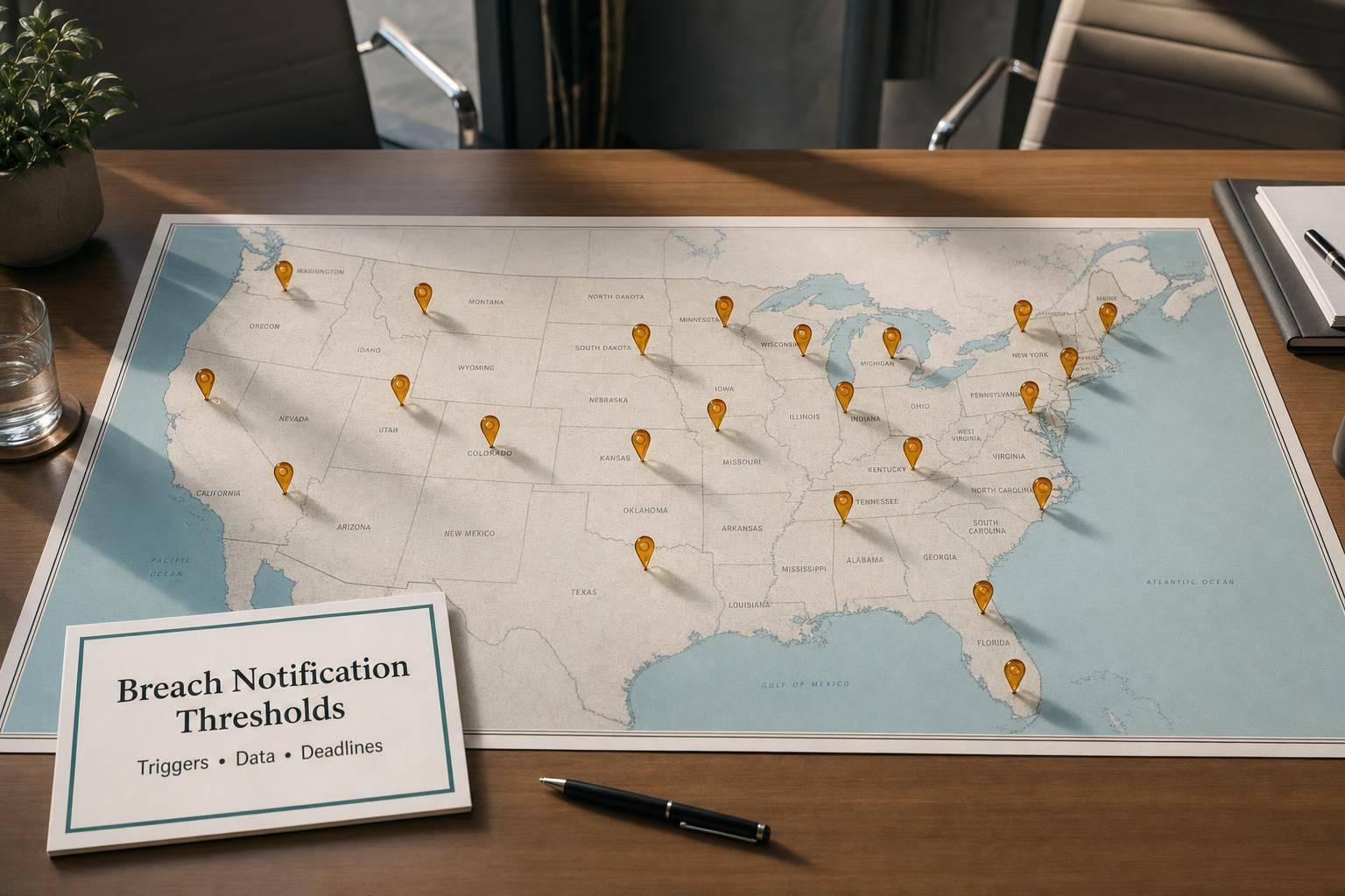 Breach Notification Trigger Thresholds: 20-State Chart