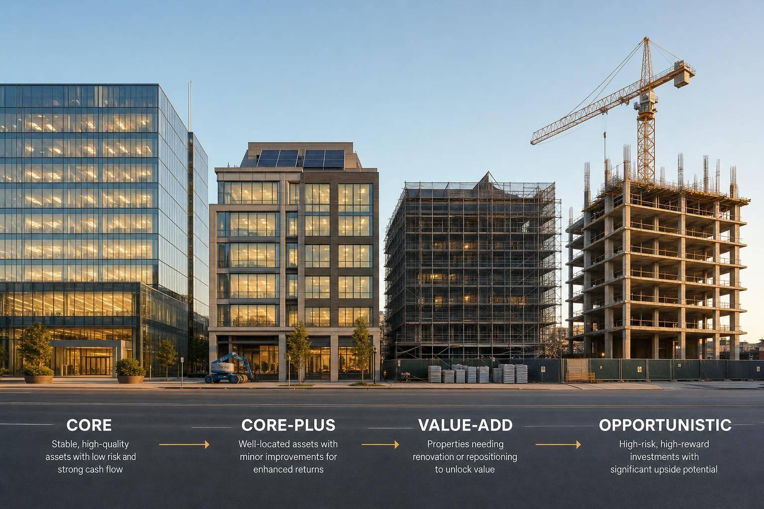 4 CRE Investment Types: Core to Opportunistic