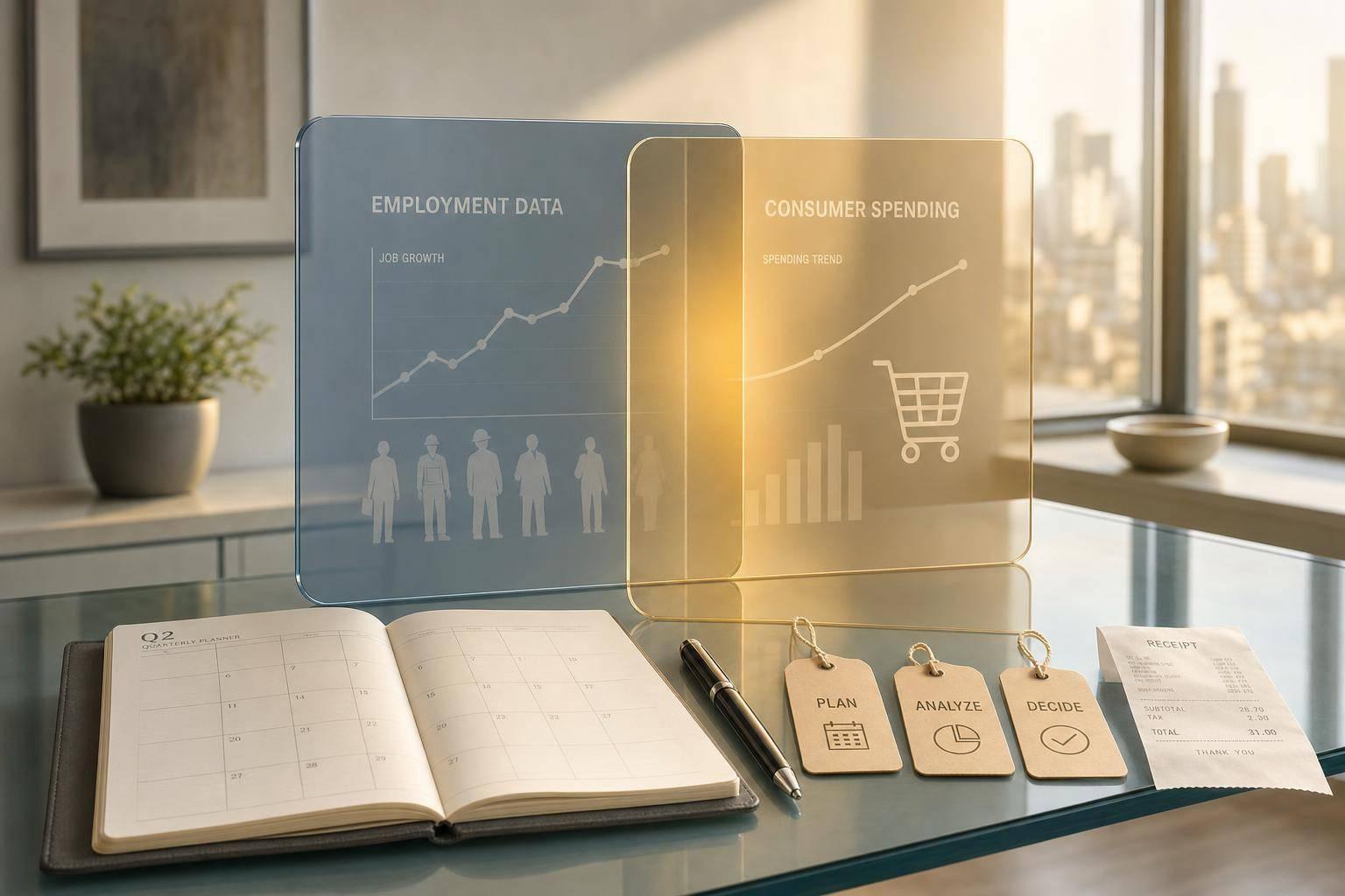 Employment Data vs Consumer Spending Trends
