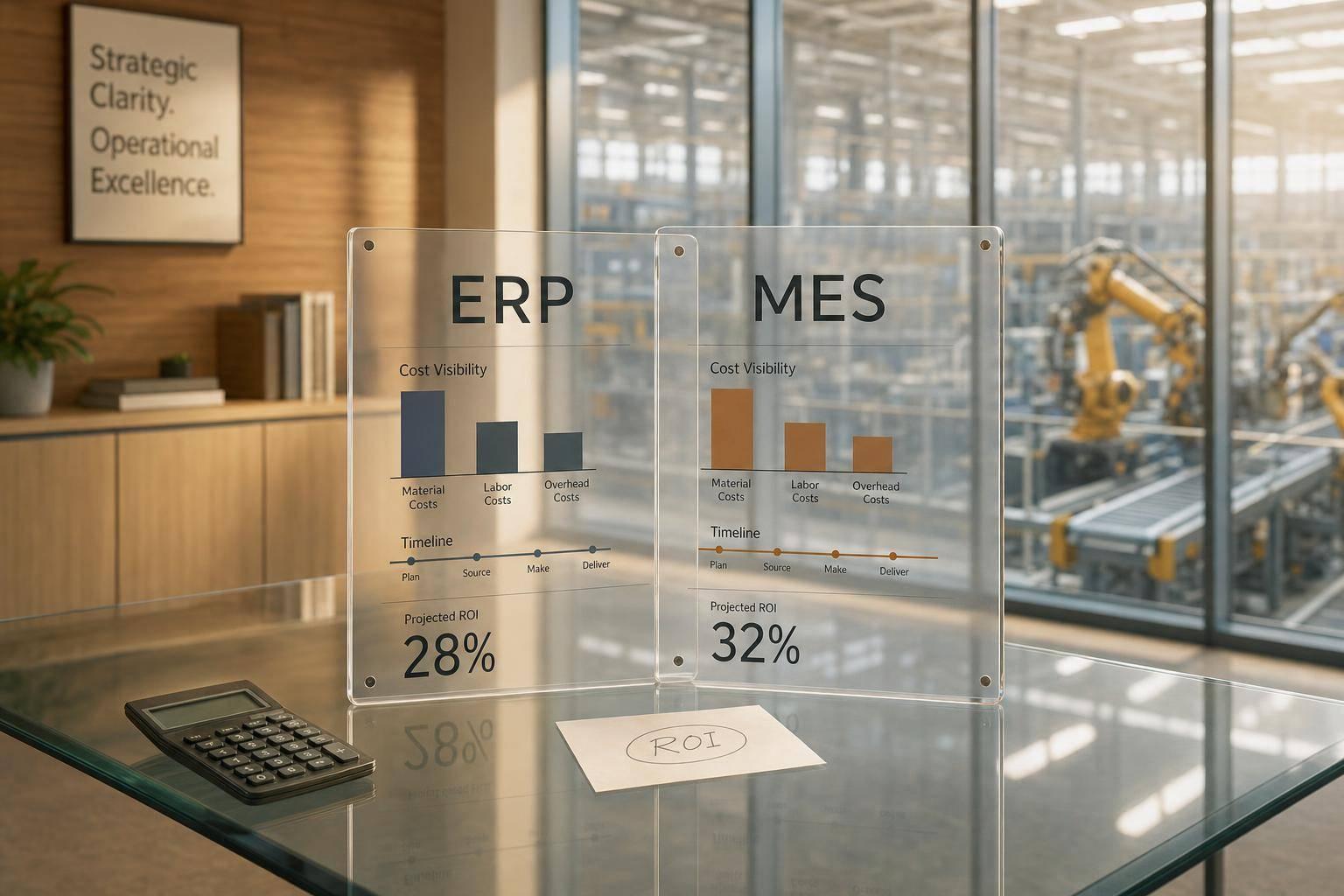 ERP vs MES: CFO Guide for Manufacturers