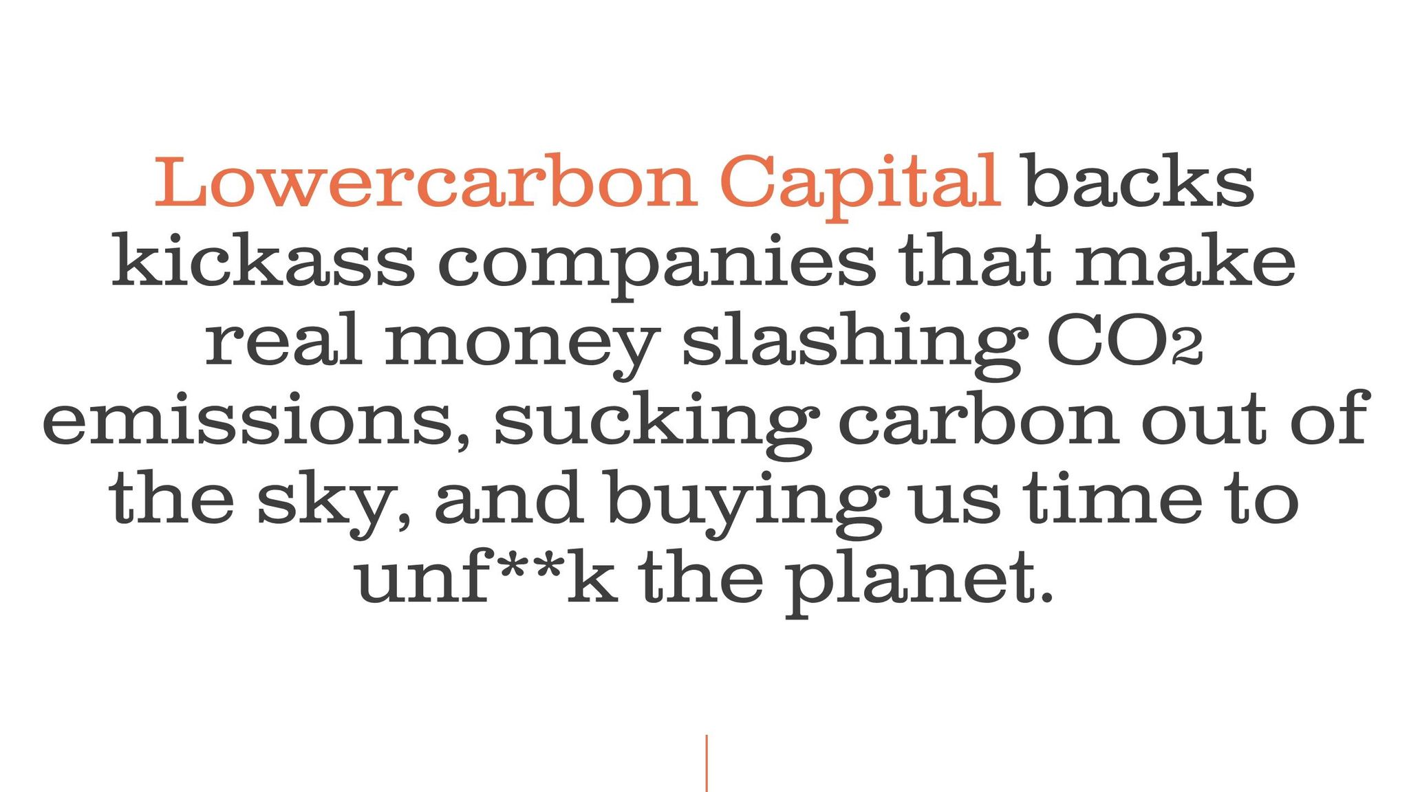 Lowercarbon Capital