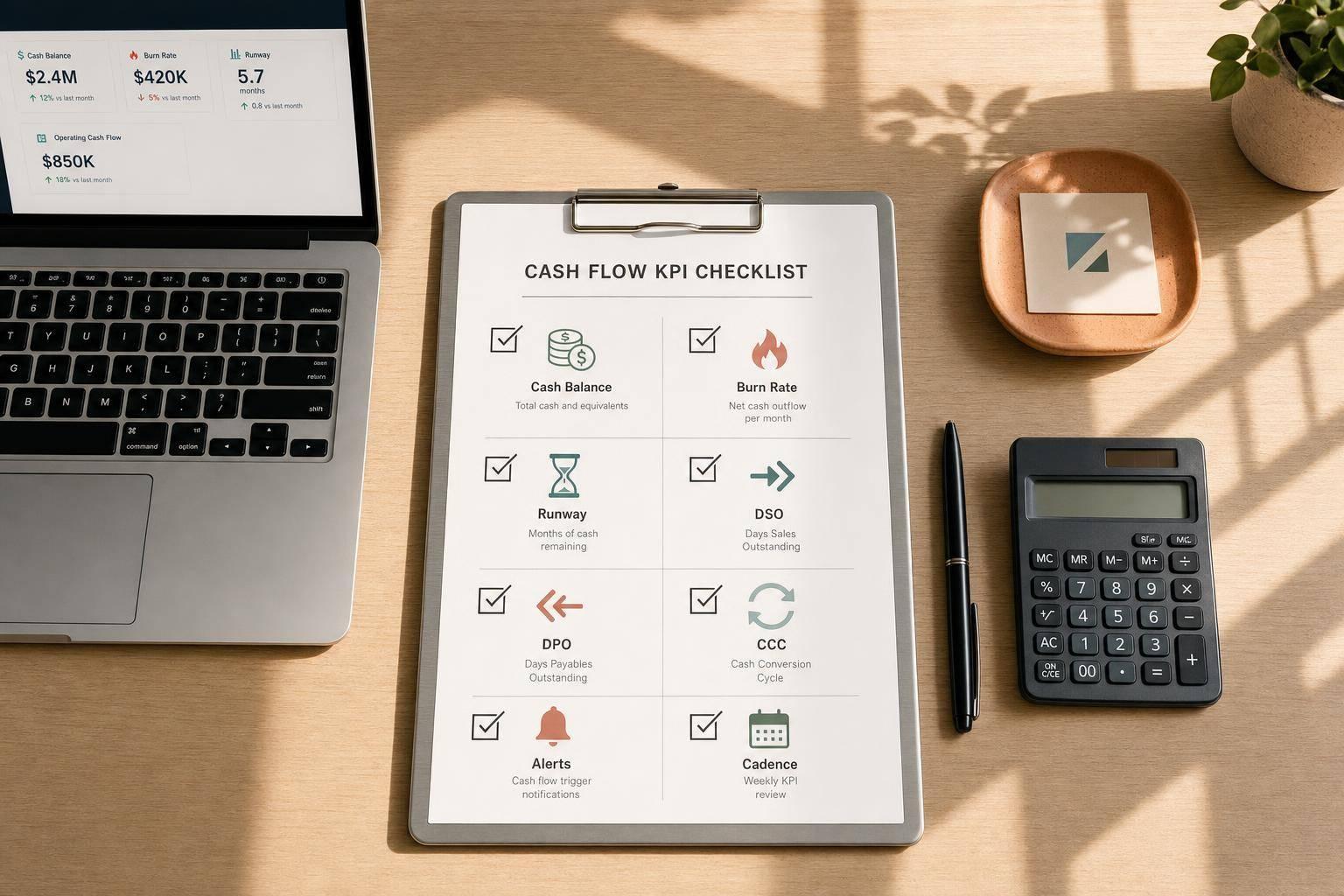 Cash Flow KPI Checklist for Growth-Stage Firms