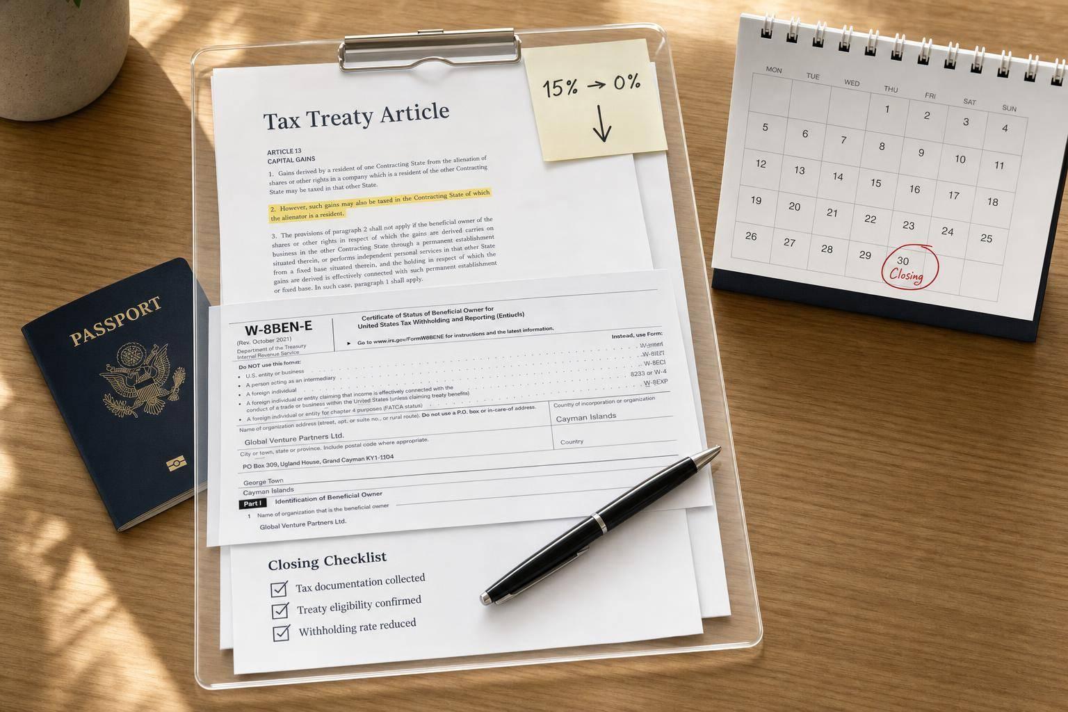 How Tax Treaties Cut Withholding on Exit Proceeds