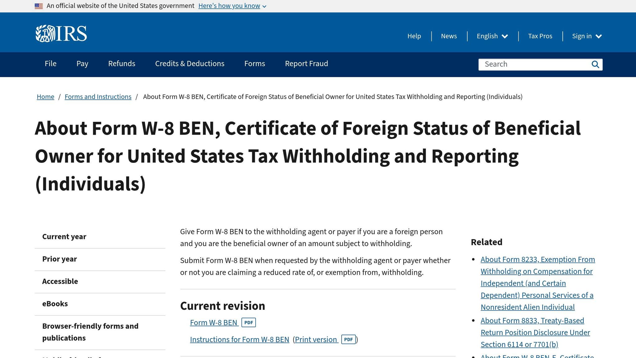 W-8BEN