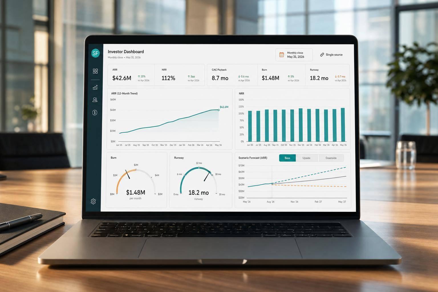 SaaS Investor Reporting Dashboard: Guide 2026