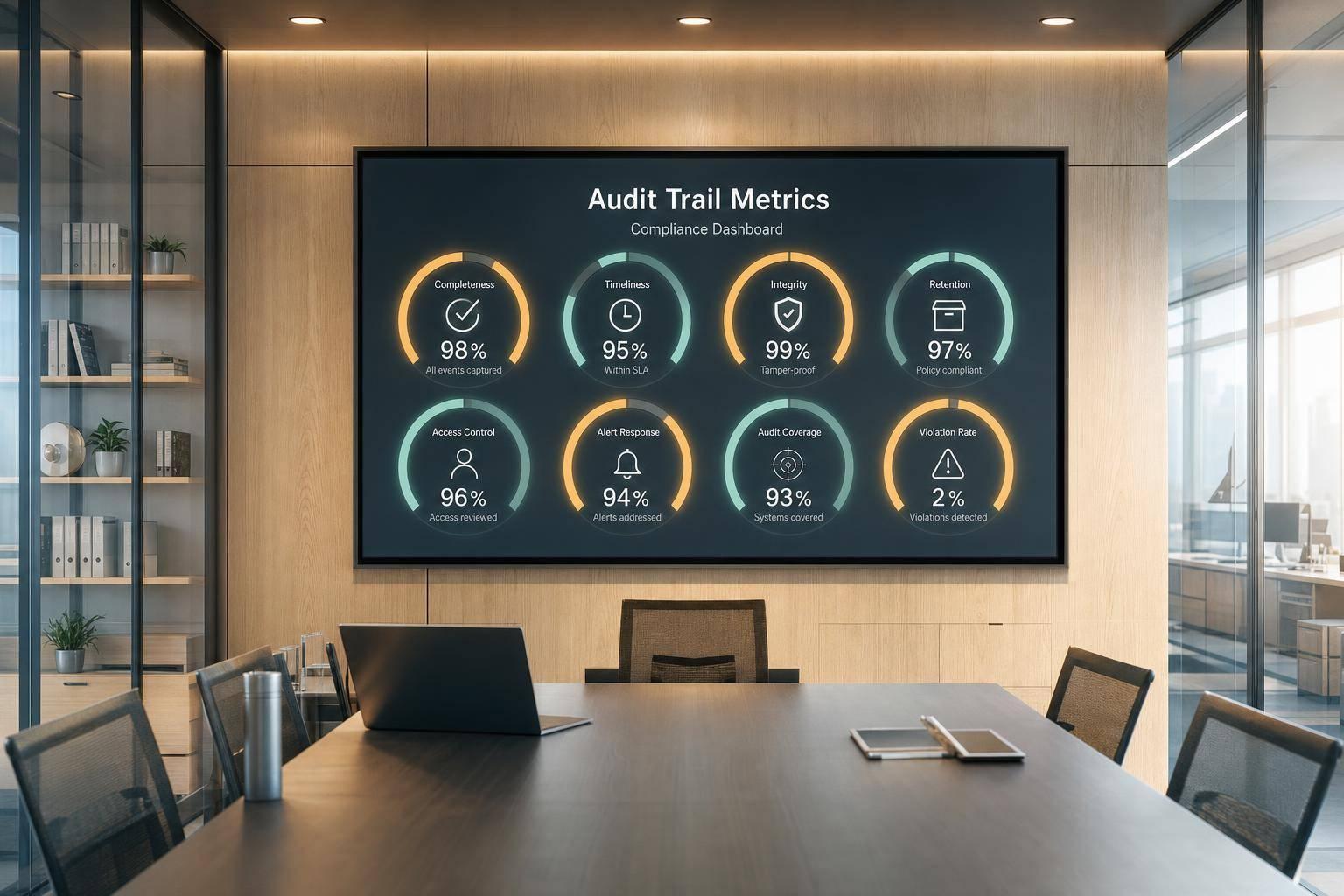 Top 8 Audit Trail Metrics for Compliance