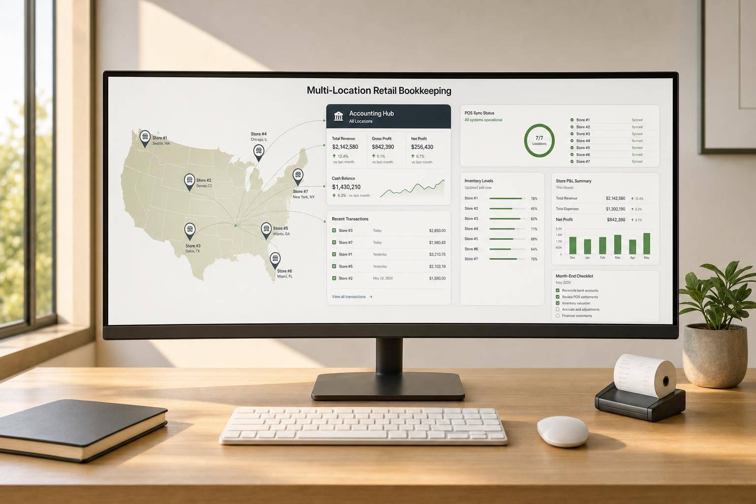 Multi-Location Retail Bookkeeping Tools