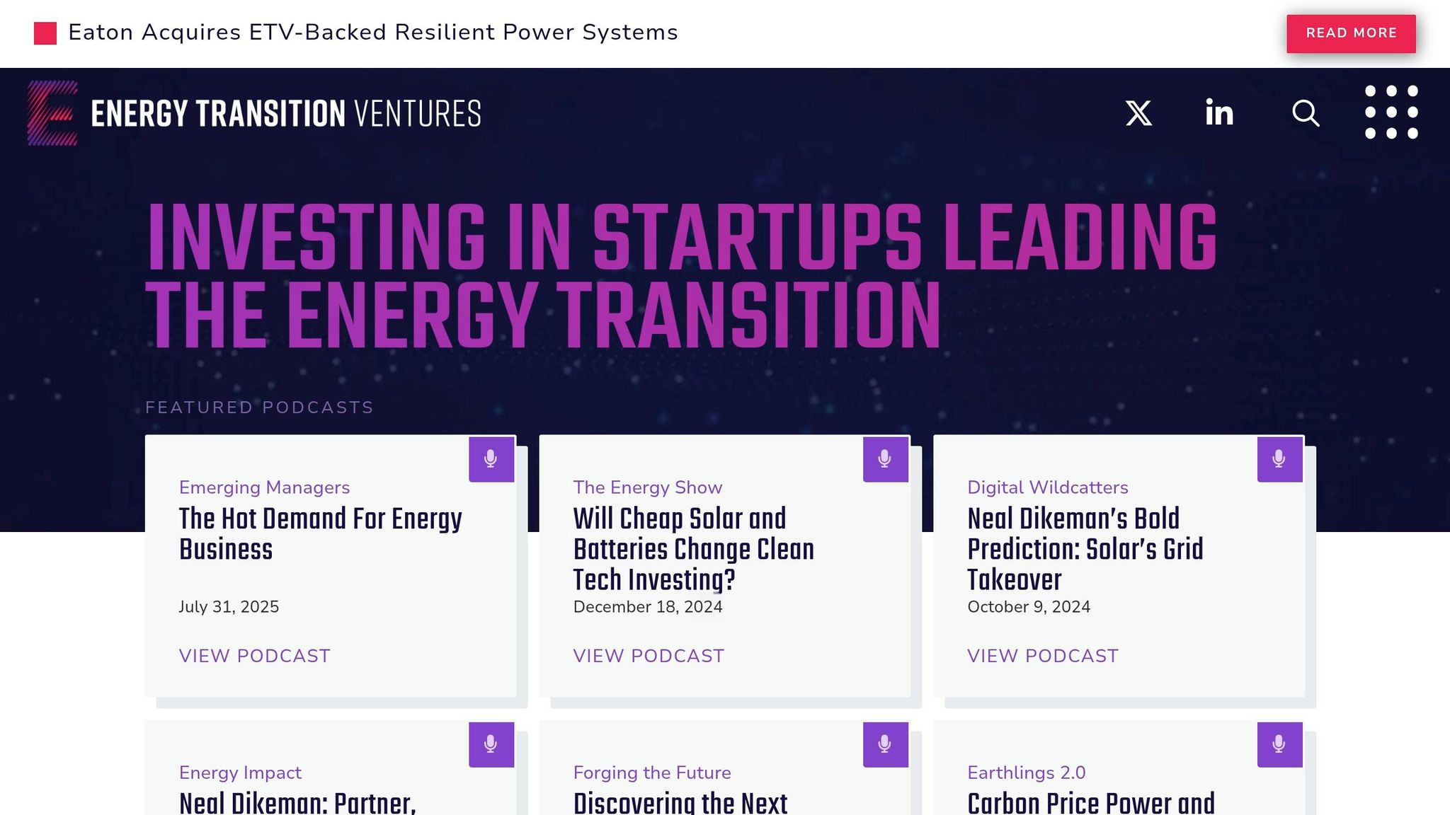Energy Transition Ventures