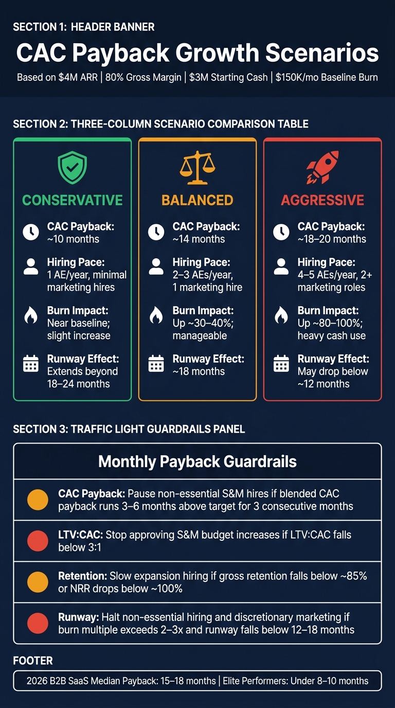 CAC Payback Targets by Stage & Scenario: SaaS Growth Planning Guide
