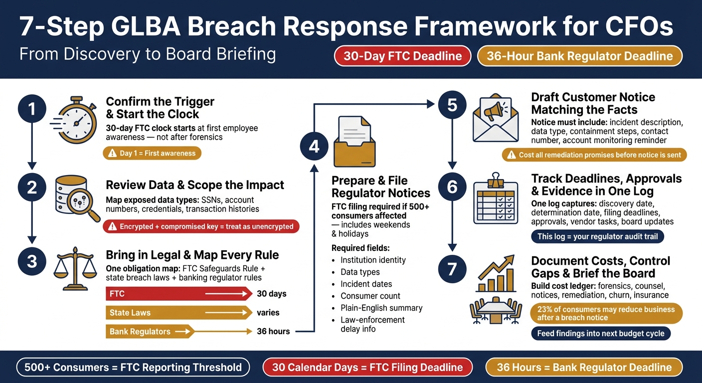7-Step GLBA Breach Response Framework for CFOs