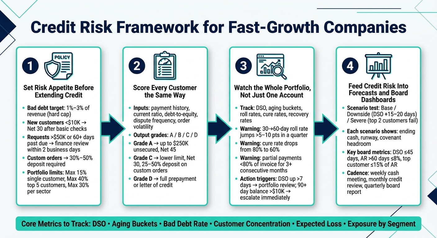Credit Risk Framework for Fast-Growth Companies