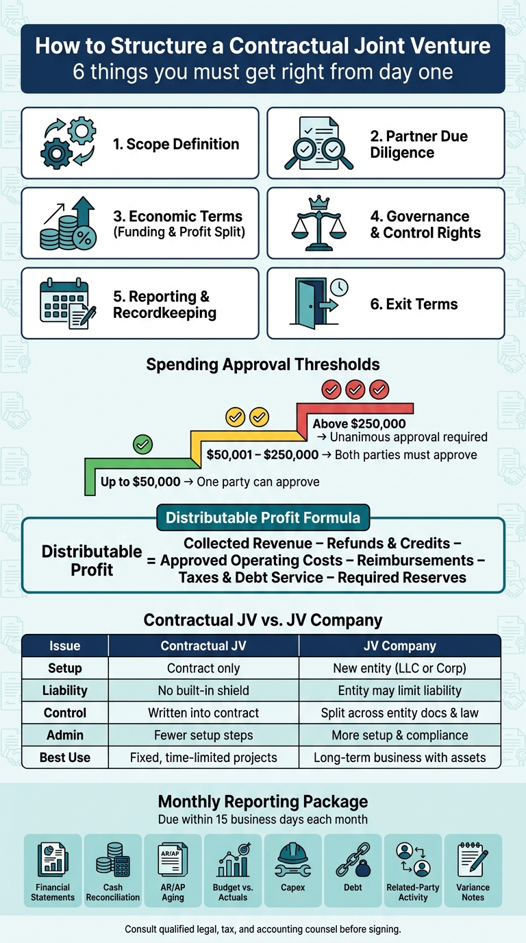 Contractual JV vs. JV Company: Key Differences at a Glance